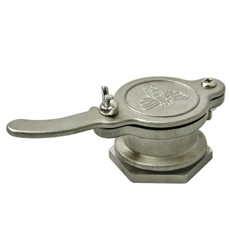 Stainless Steel Honey Tap Gate Valve Honey Bucket Outlet Spigot Beekeeping Honey Extractor Flow Outlet Apiculture Tools