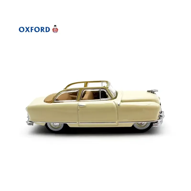 for OXFORD Diecast 1:87 Alloy 1950 Nash Convertible Model Car Static Display Simulation Toy Collection Gift Finished Product