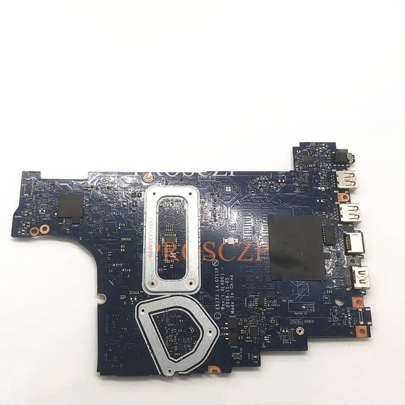 

CN-0WTTRR 0WTTRR WTTRR для Dell 3583 3780, материнская плата для ноутбука с процессором SREJP I7-8565U EDI73 LA-G711P 216- 0890010 100% работает хорошо