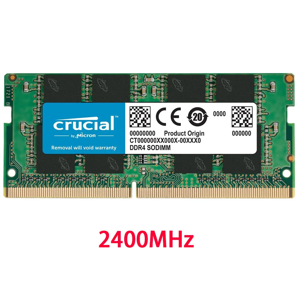 Crucial DDR4 RAM 16 GB 32 GB 4 GB 8 GB 3200 MHz 2133 2400 2666 MHz Laptop-Speicher SODIMM PC4-25600 21300 19200 17000 für Intel und AMD