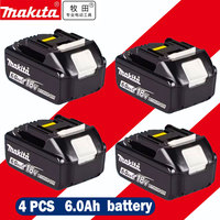 Makita for 18V Battery 6Ah Rechargeable Power Tools Battery 18V makita with LED Li-ion Replacement LXT BL1860B BL1860 BL1850