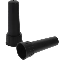 2 Pcs Cane Umbrella Accessories Repair Tips Rain Kit Tops Caps Pole Portable Cover Professional Long Handle