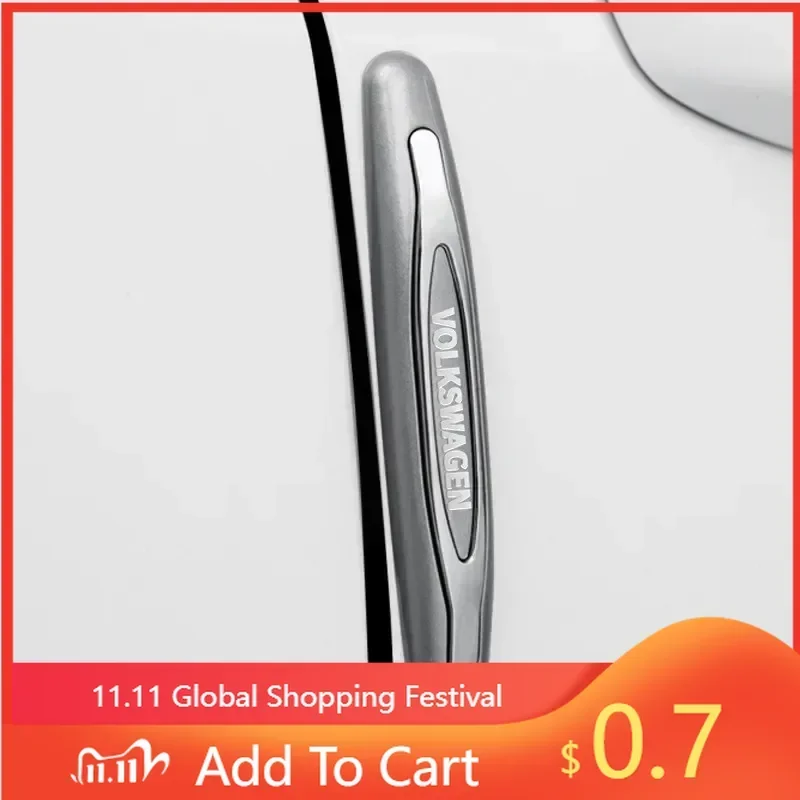 

For VW New New 4PCS Car Door Anti-collision Bumper Strip Guards Side Protector for Volkswagen GOLF 5 Tiguan Polo Golf 6 Golf 7