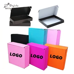 Pink Gift Box with Customized Logo,3-Layer Corrugated Box,Storage Display Carton,Supports Size Printing Logo,Festival Party,10Pc