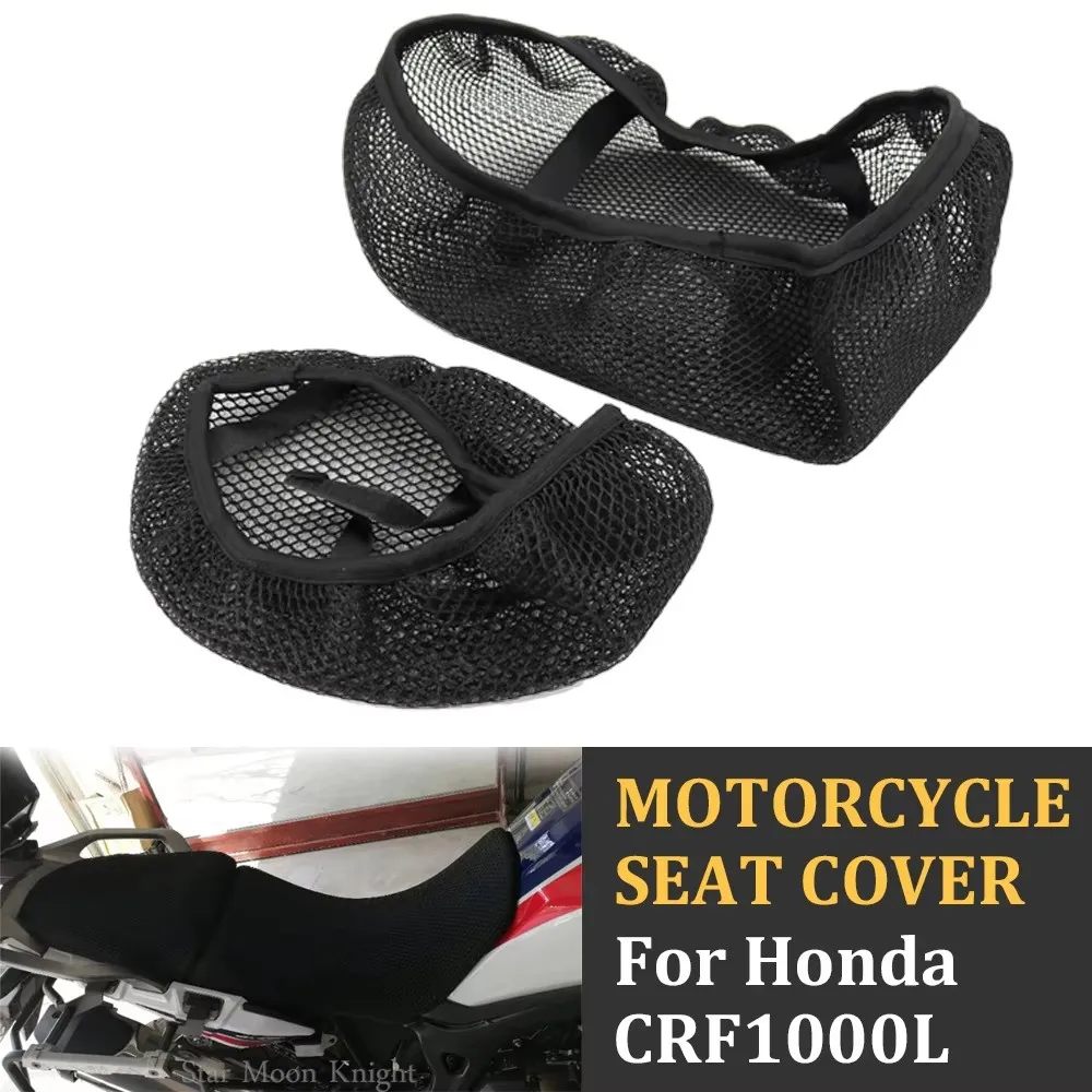 Motorrad 3D Mesh Sitzbezug Für HONDA African Twin CRF1000 CRF1000L CRF1000L Abenteuer Sport Nylon Stoff Sitzkissen