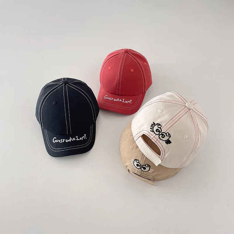 

Fashion Casual Kids Baseball Hat Children Letter Duck Tongue Cap 1-3year Boy Girl Outdoor Sunshade Visors Cotton Baby Peaked Hat