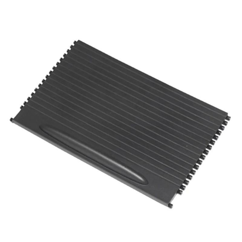 

Car Console Cup Holder Roller Blind Cover Trim Console Roller Blind Replacement For Cayenne 2003-2010 7L5862531(Black)