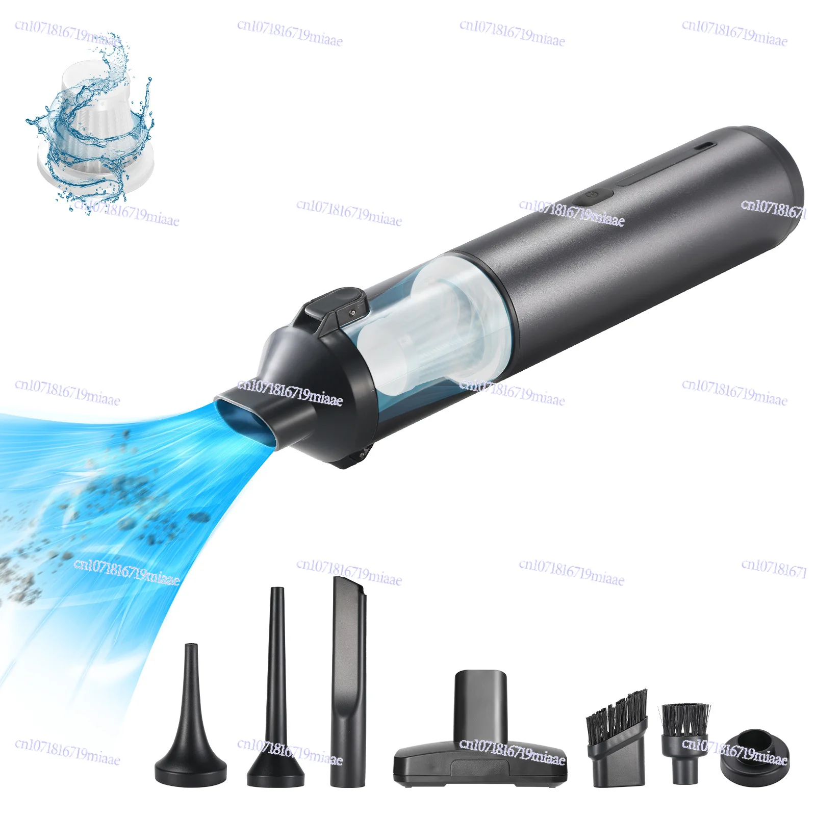 

Small Portable Car Vacuum Cleaner Large Suction Brushless Motor Inflatable Dust Blower