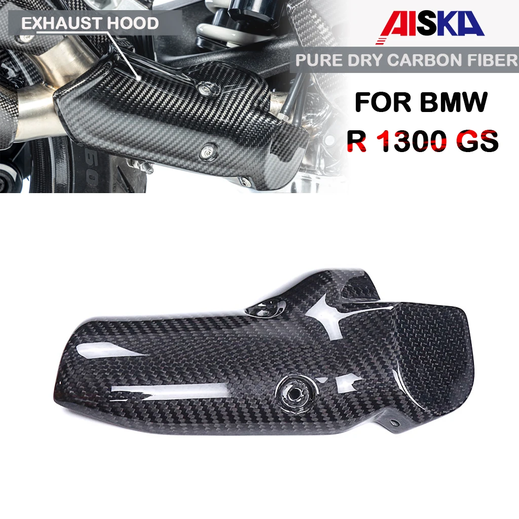 

Motorcycle Accessories Exhaust Hood Guard Fairing Kit 3K Dry Carbon Fiber For BMW R1300GS R1300 GS R 1300GS 2023 2024 2025