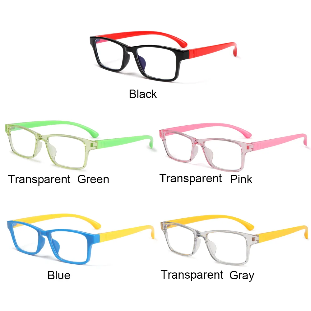 Ultralight Soft Frame Vision Care Silicone Eyewear  Goggles Children Eyeglasses Anti-blue Light Glasses view 6