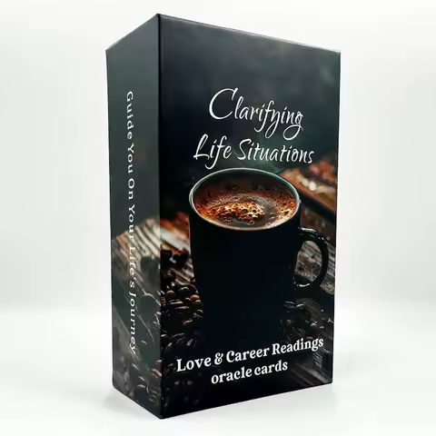 12x7 cm 80Pcs Clarifying Life Situations Love&amp;Career Readings Oracle Deck Card Games No Manual