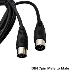 7 Pin Din Midi Cable 7PIN DIN Male to Male Controller Interface Cable 1M 1.5M 3M