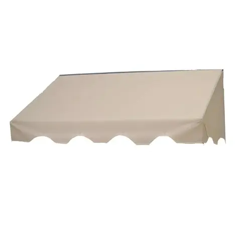 Door and Window Sunbrella Canvas Awning / 5 Colors + 3 Sizes/Classic Awning / (Linen 4 feet Wide)