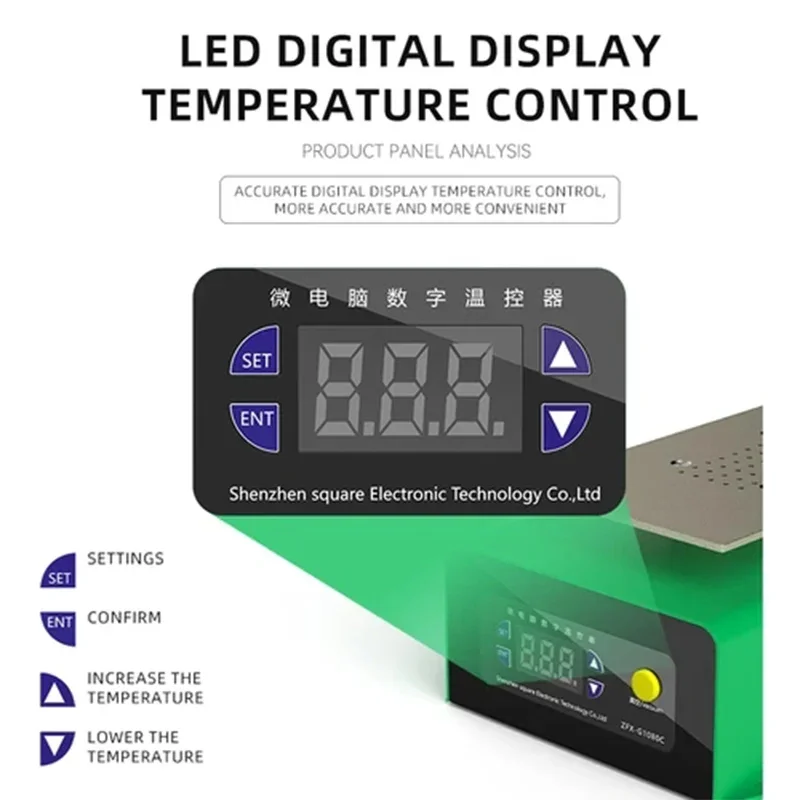 LUOWEI Separador de Tela LCD, Bomba de Vácuo Poderosa para Reparo de Tela Do Telefone, Remodelar Separador, LW-029, 7 em