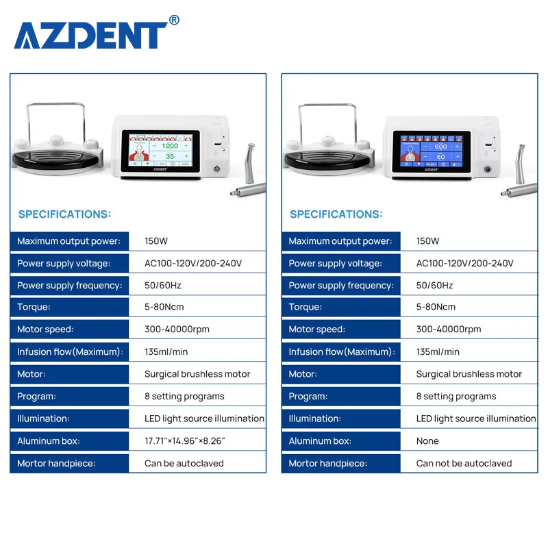 Most Popular AZDENT Den tal imp lantes Den tales Den tal imp lant system motor