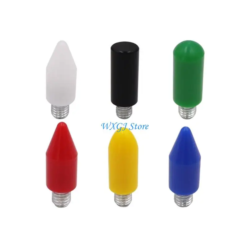 

37JE 6pcs Dents Repair Leveling Pen Head Replacement Sheet Metal Dents Repair Hammer Head Car Body Dents Removal Tool Accessory