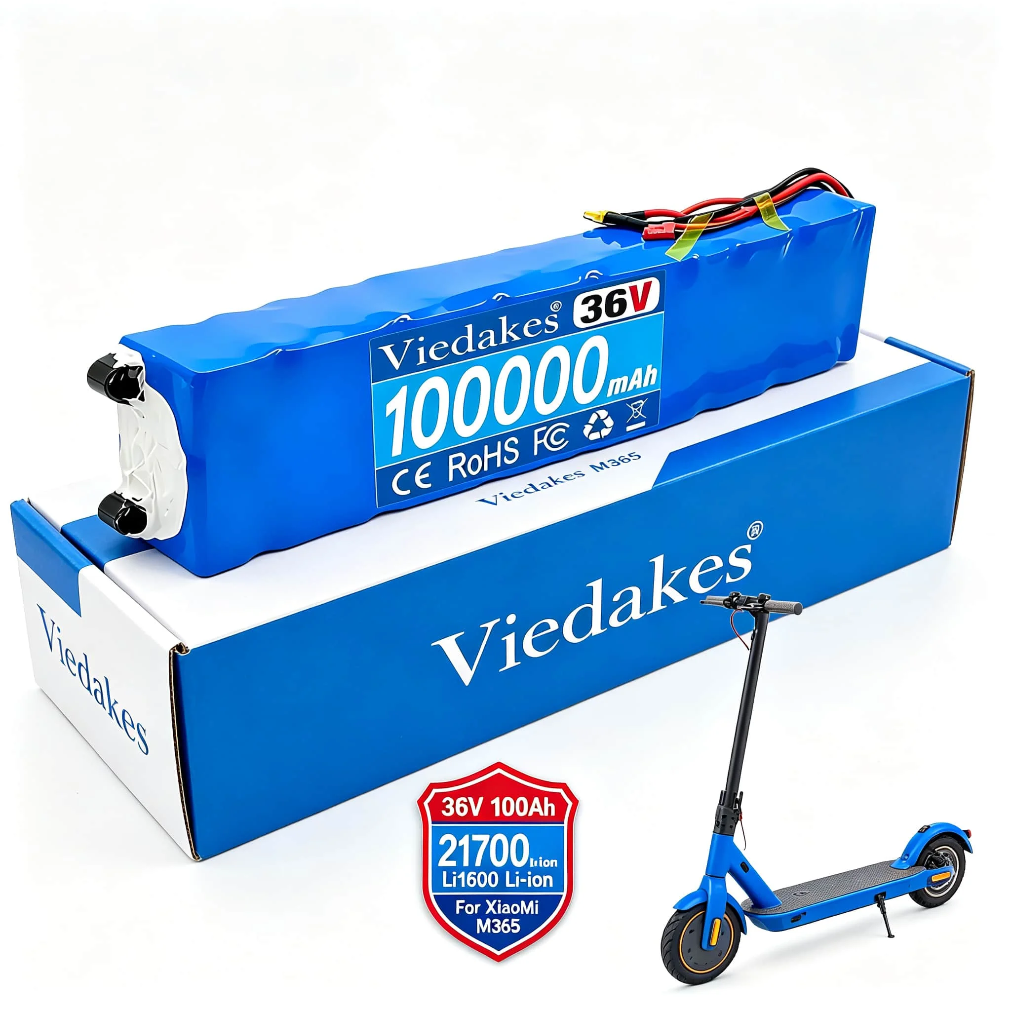 36V 10S3P 18650 Li‑ion Pack Waterproof With BMS Support Custom XT60 XT30 JST DC For Kick Scooter Power
