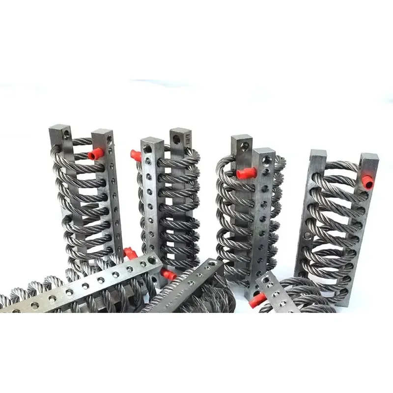 High Quality Stainless Steel Nonlinear Damping Design Vibration Wire Rope Isolator Shock Absorber -75-175 Temperature