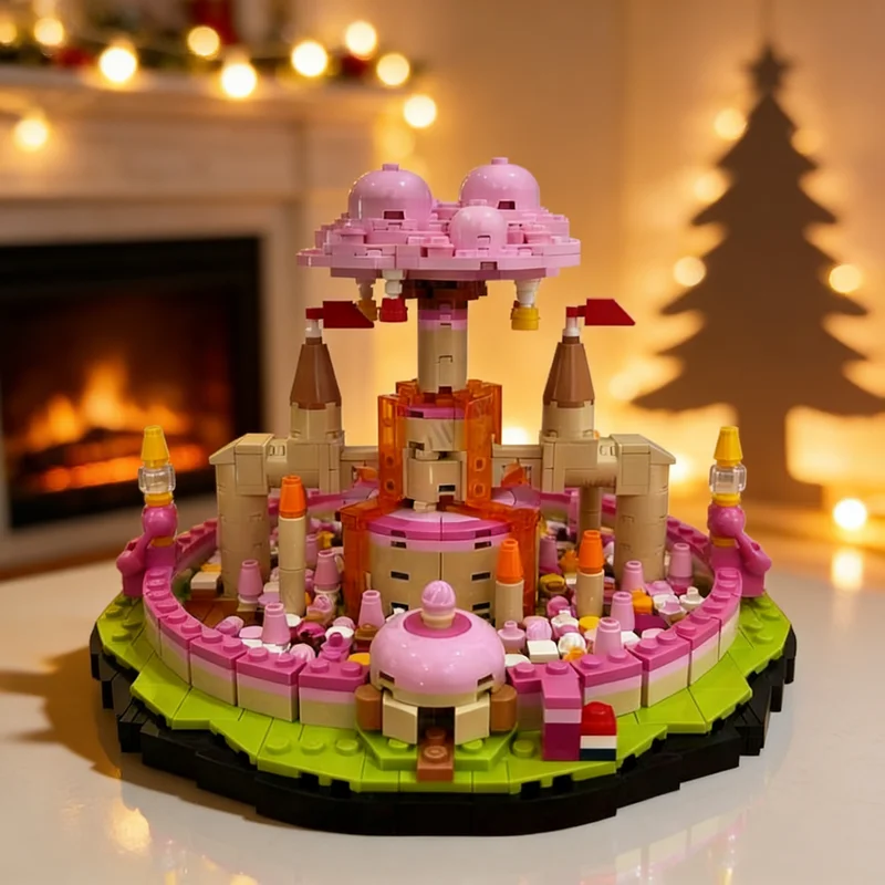 

1126pcs MOC Adventure Time The Candy Kingdom Micro Architecture Model Building Blocks Creative DIY Gift Display Decor Assemble