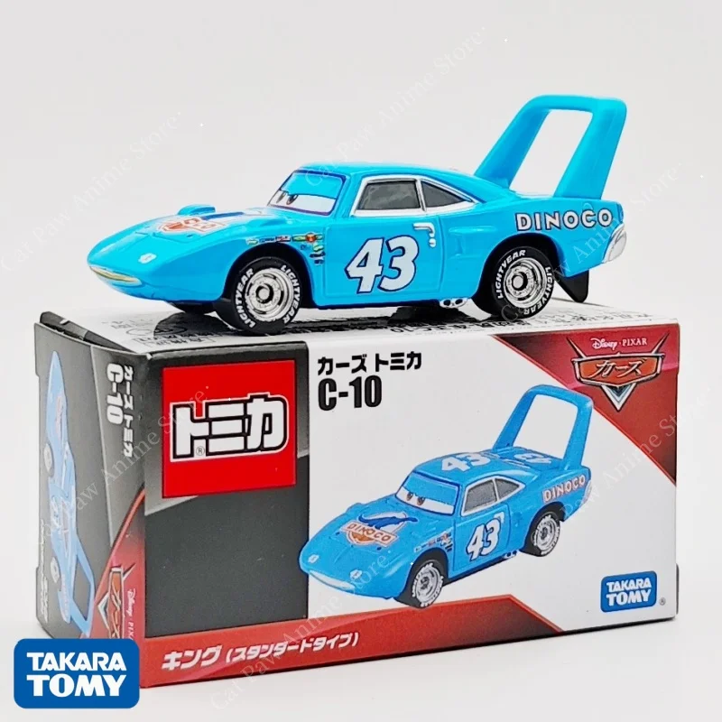 

Модель автомобиля Takara Tomy Disney Pixar Cars The King C-10, литая под давлением, из сплава, коллекционная, серия Racing, подарок для мальчиков