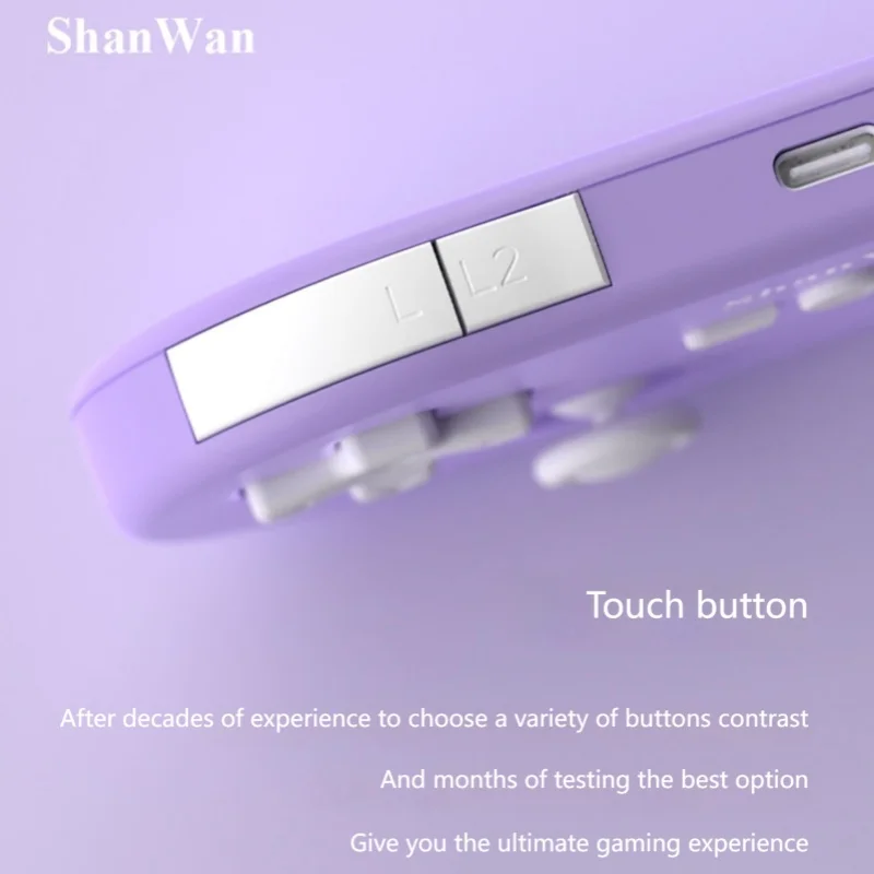 ShanWan Q37 Wireless Gaming Controller Bluetooth Micro Game Mini Gamepad Hall Joystick For PC Windows Android IOS mobile phone
