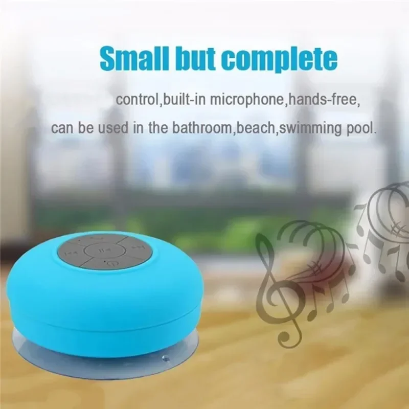 Portable Speaker Wireless Waterproof Shower Speakers for Phone Bluetooth-compatible Hand Free Car Speaker Loudspeaker