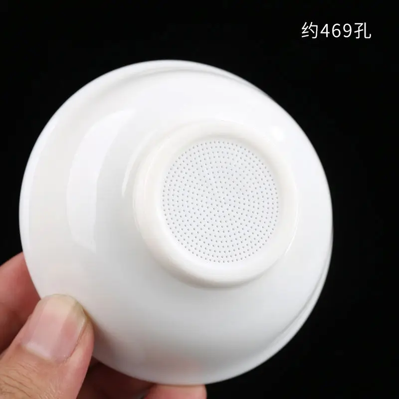 

Фарфоровое ситечко для чая Dehua — цельнобелая сетка для чая кунг-фу