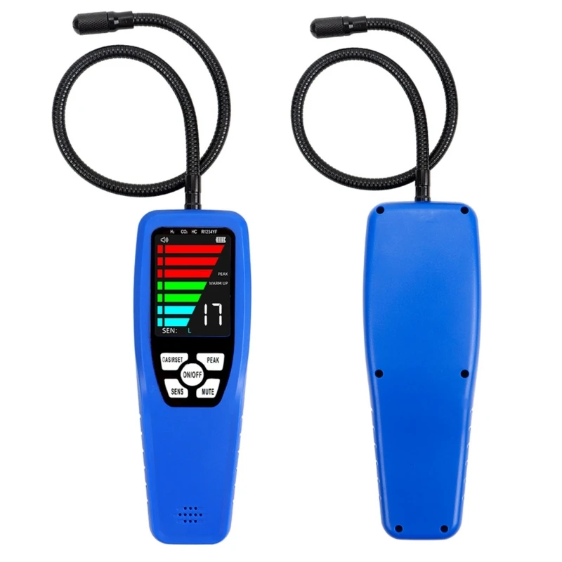 Portable HVAC Leak Detectors Halogen Gas Combustible Gas Leak Detectors Refrigeration Gas Combustible Gas Leakage Analyzers