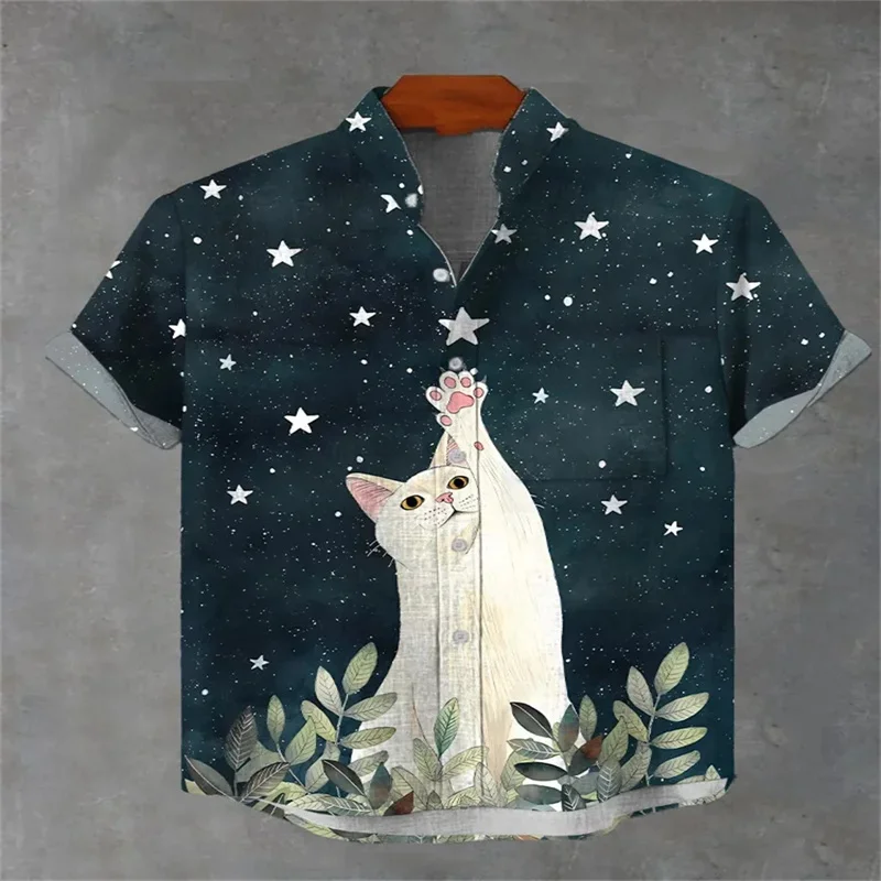 

2025 New 3D 3D Cat Shirt, Cute Pet Cat Shirt Everywhere You Go