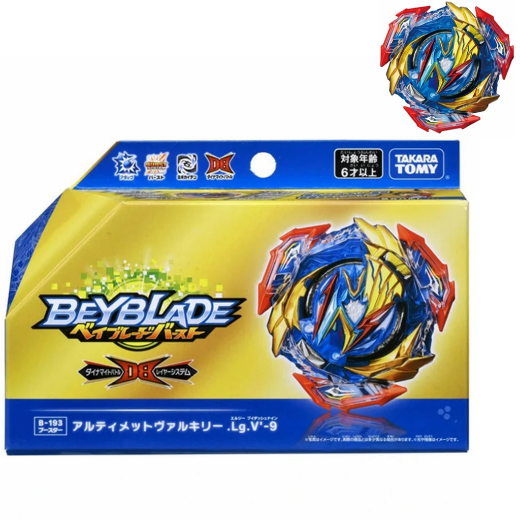 

Original TAKARA TOMY BEYBLADE B193 GENUINE BEYS B-193 Ultimate Valkyrie Lg.V'-9 DB Booster