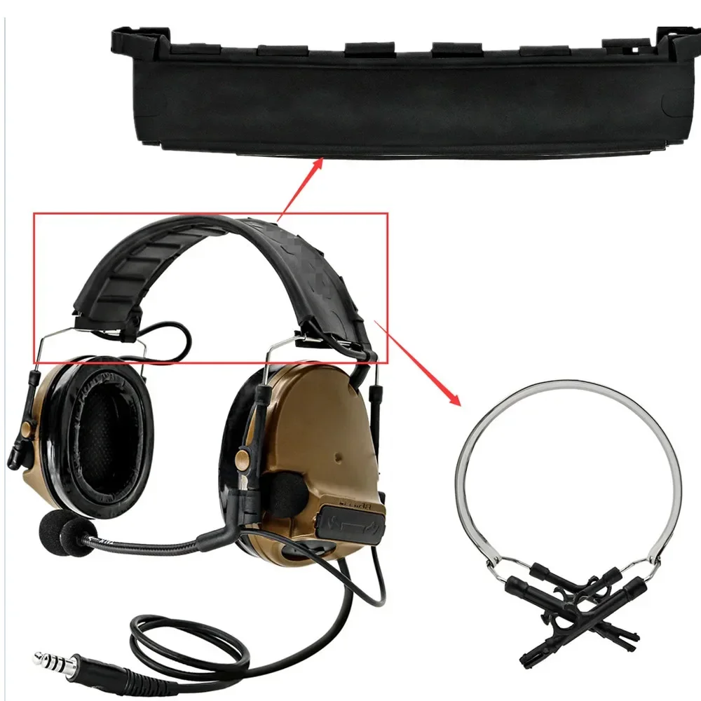 TAC-SKY-Headband removível substituível, fone de ouvido tático, compatível com a série PELTOR, COMTAC I II III IV