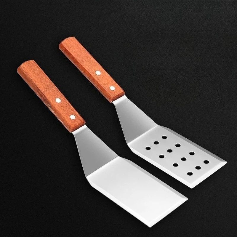 Stainless Steel Pizza Spatula Turner for Pancake Steak BBQ Griddle Cooking Tool Kitchen Baking Flat Iron Pan Durable