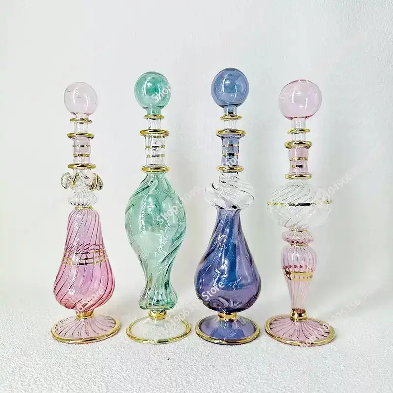 for Egyptian Specialty Perfume Bottle 15cm Essential Oil Bottle Travel Souvenirs Glass Ornaments Home Decoration