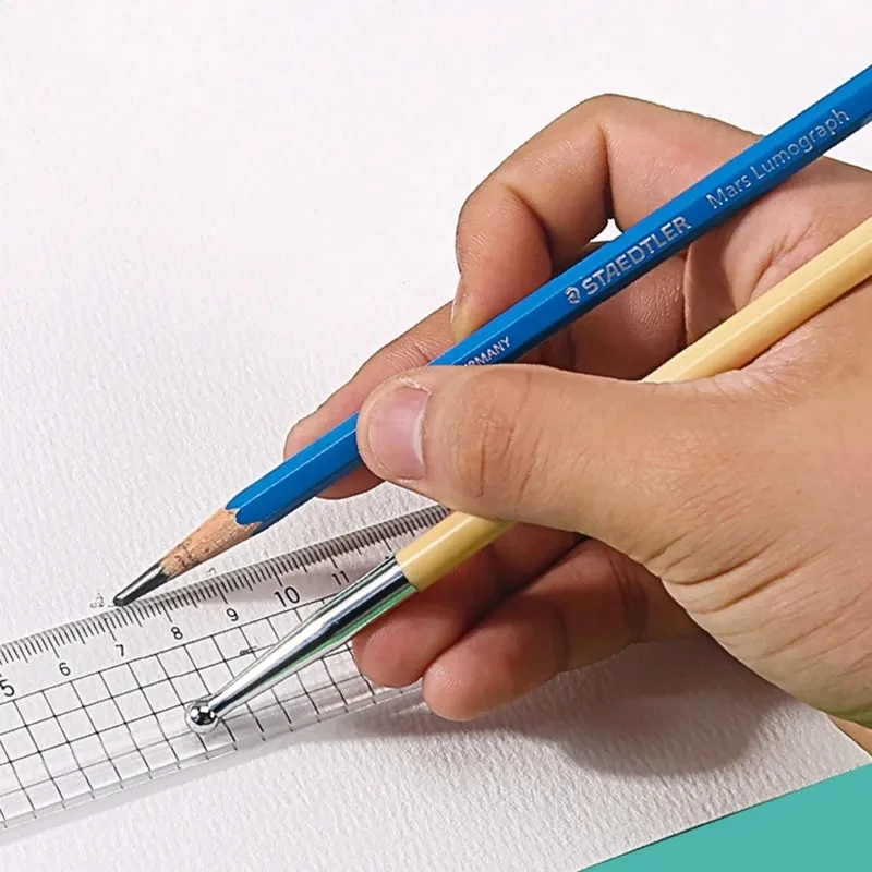 30cm/40cm Groove Ruler Boundary Ruler Drawing Straight Line Tool Watercolor / Gouache Painting Art Supplies