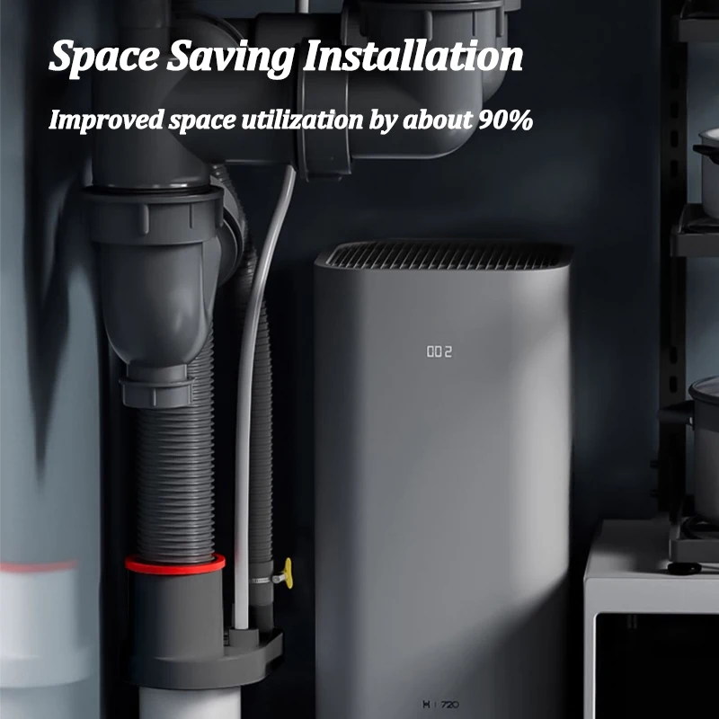 Washing Machine Floor Drain Sealing Kitchen Pipe Drainpipe Connector Dishwasher Water Purifier Pipe Water separator Adapter