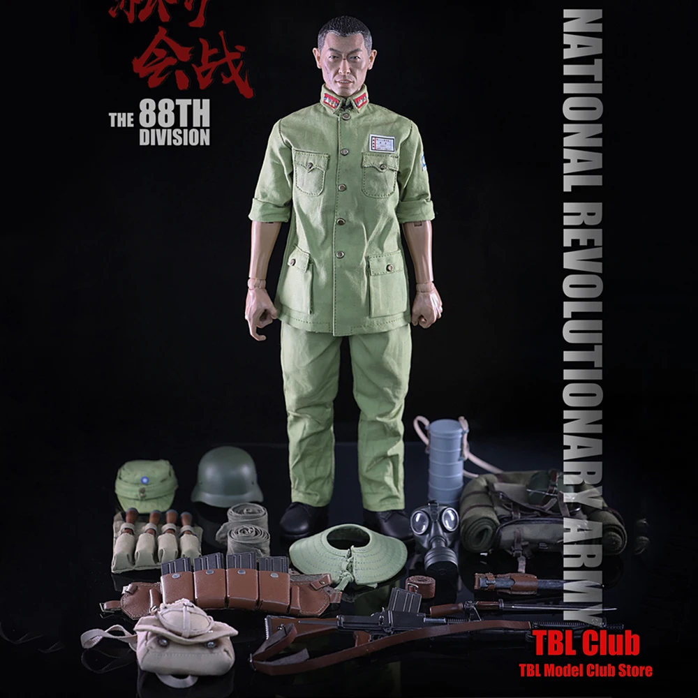 Collectible Minitimes Toys M037 1/6 Male Soldier Chinese National Revolutionary Army 88th Division Military 12'' Action Figure