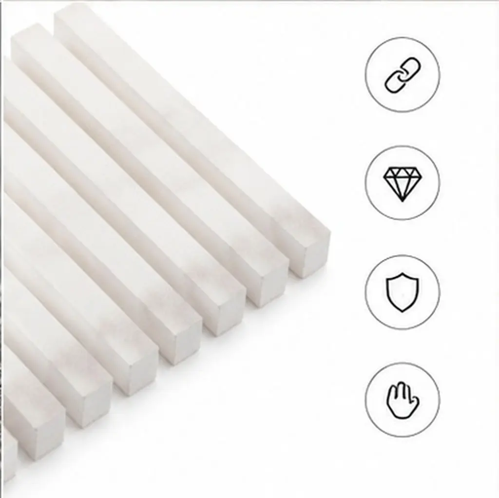 18Pcs Heavy Duty Industrial Marking Chalk Large Format White Chalk for Steel Rebar Concrete Surface Marking Break Resistant