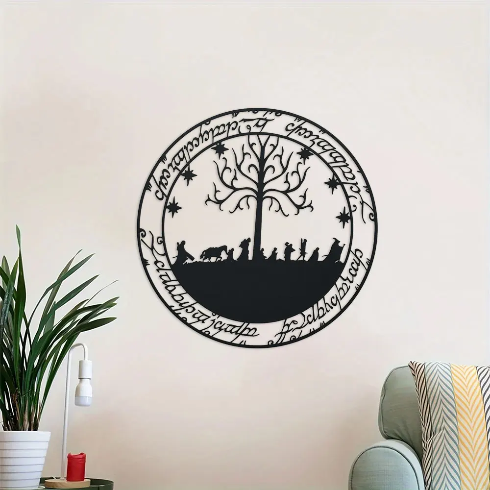 Metal Wall Art, Hobbit Metal Sign, Home Decor, Wall Decor, Room Decor, Outdoor Decor Lord of the Rings Inspired 1PC