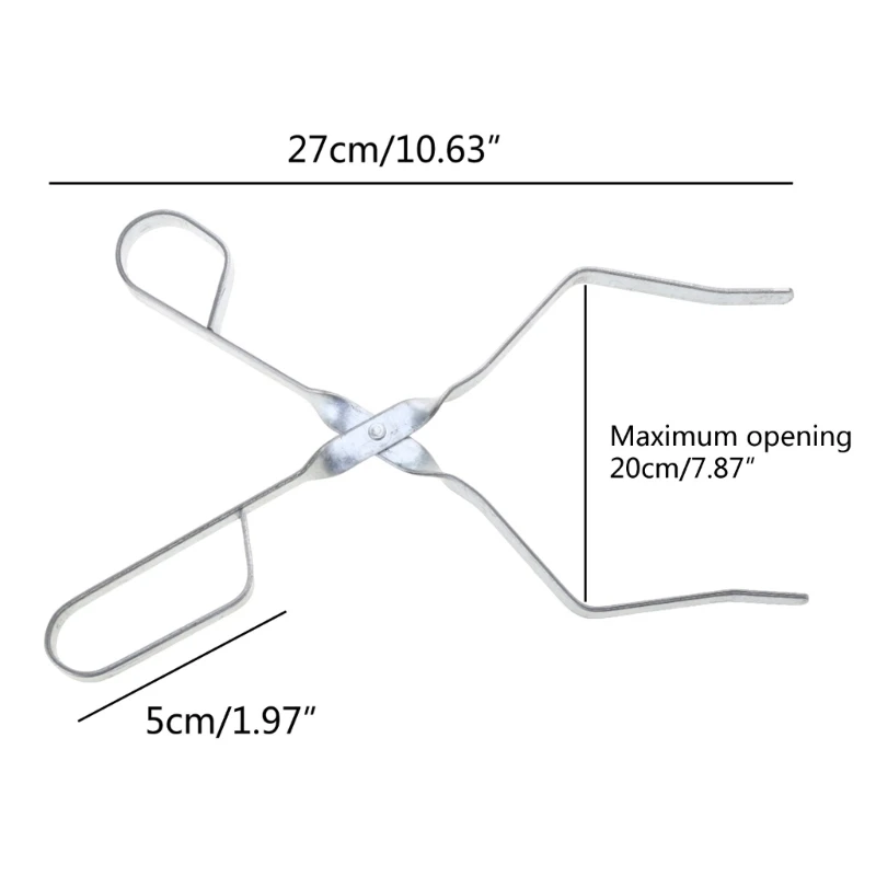 Beaker Tong Lab Flask Beaker Clip 50ml-1000ml Capacity for Laboratories Teaching