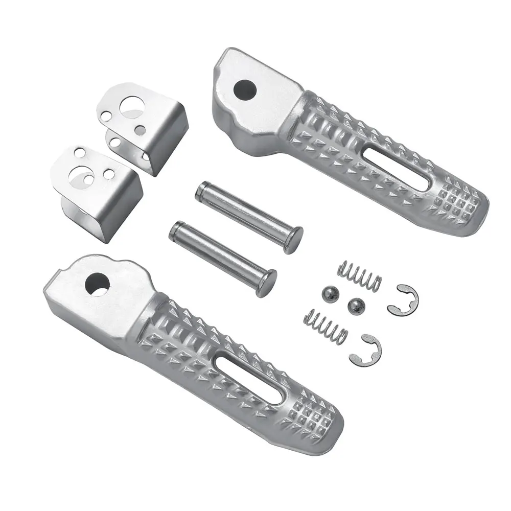 Motorcycle Rear Footrest Foot Pegs Silvery For BMW HP4 - K42 M 1000 RR - K66 S 1000 R - K47 K63 S 1000 R R NineT Scrambler