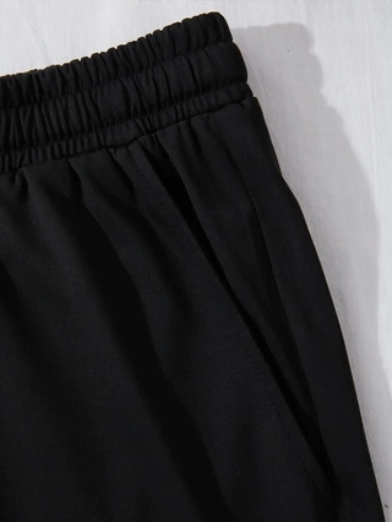 ديزني 2025 جديد غرزة الرجال الصيف السراويل الرياضية غير رسمية فضفاضة تناسب الخصر المرن مع الرباط تنفس نسيج محبوك