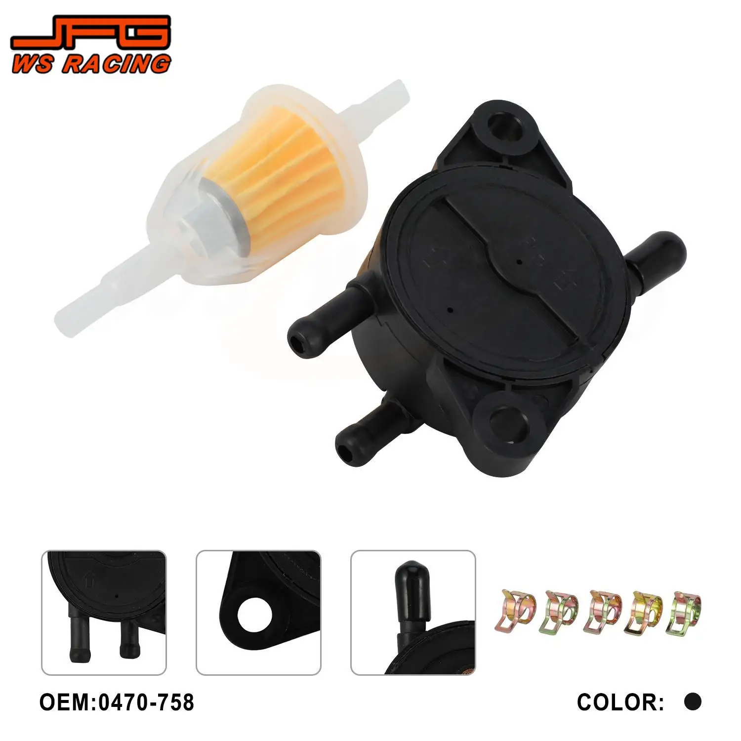 

Motorcycle Tank Gas Fuel Valve Oil Tank Switch Petcock Tap For Kawasaki Brute Force Mule Can-Am Outlander Arctic Cat ATV UTV