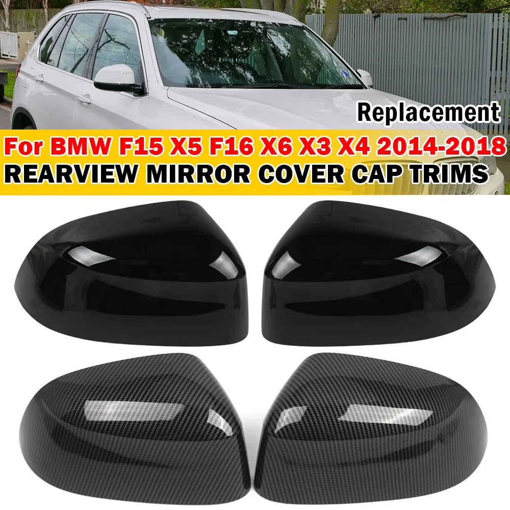 

Для BMW F25 X3 F26 X4 F15 X5 F16 X6 2014-2018 Автомобильная замена бокового зеркала заднего вида Крышка крыла Внешний чехол Накладка Аксессуары