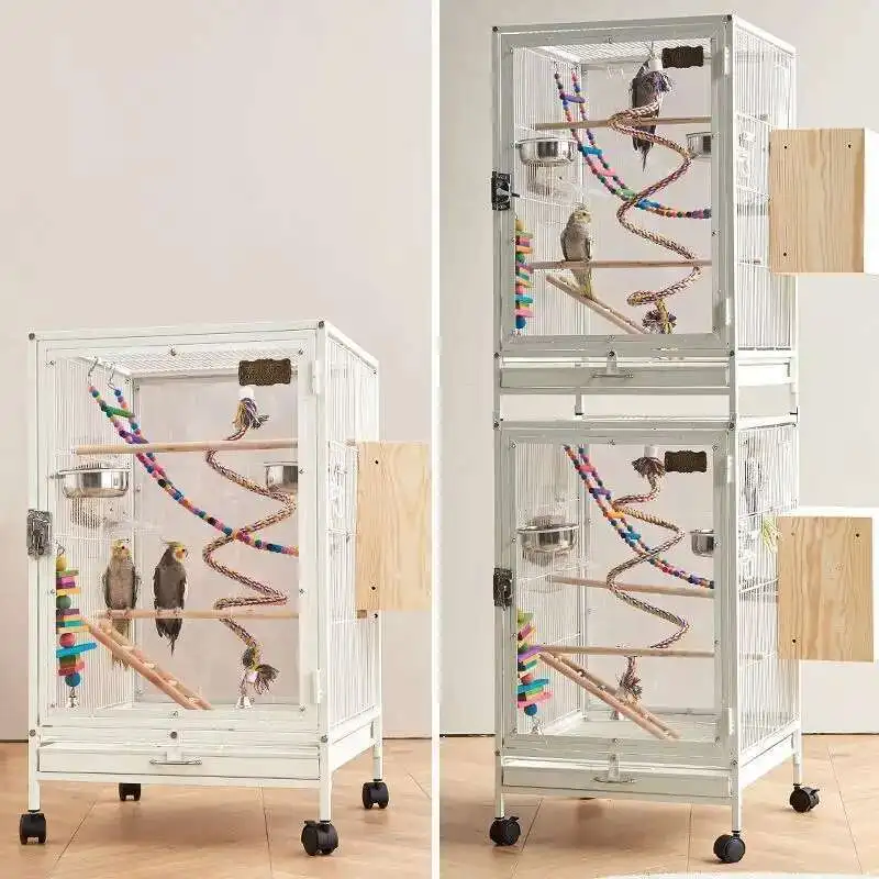 

Parrot Outdoor Bird Cage Hamster Playground Canary Parakeet Bird Cage Quail Pigeons Vogelkooi Accessoires Habitat Decorations