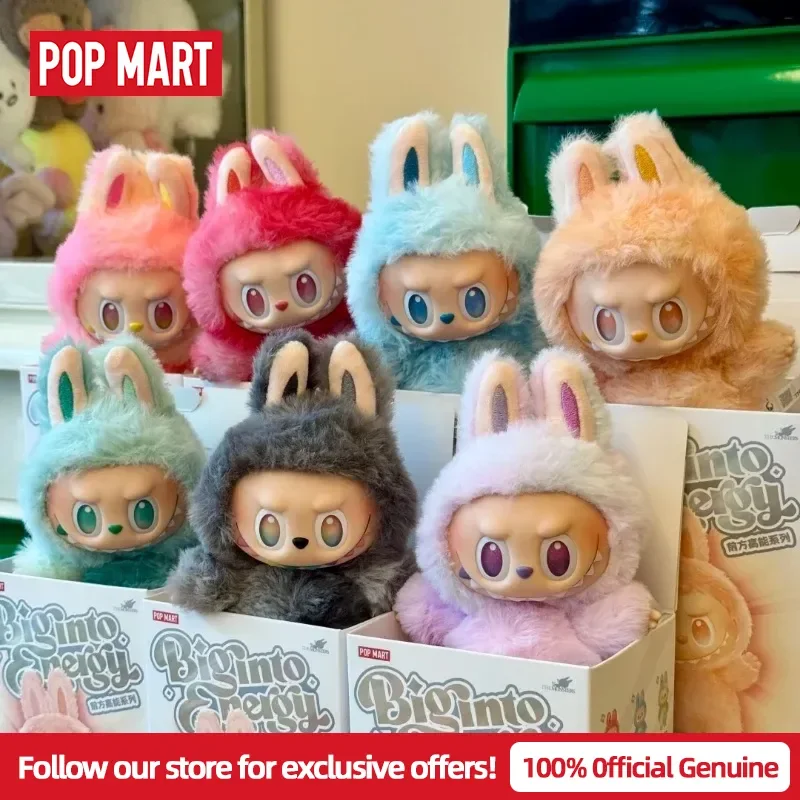 

Genuine POPMART Labubu The Monsters Big into Energy Series Vinyl Plush Blind Box Toys Doll Cute Figure Ornaments Gift