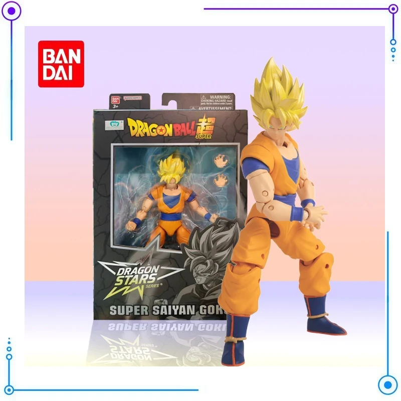 

In Stock Bandai Dragn Ball Dragon Stars Serles Super Saiyan Goku Action Figures Desktop Figures Models Anime Characters