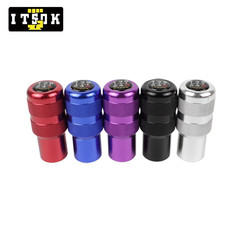 

5/6 Speed Non-slip Gear Shift Knob Universal 8.5cm Shifter Stick Shift Head Handle Knurled Gear Knob