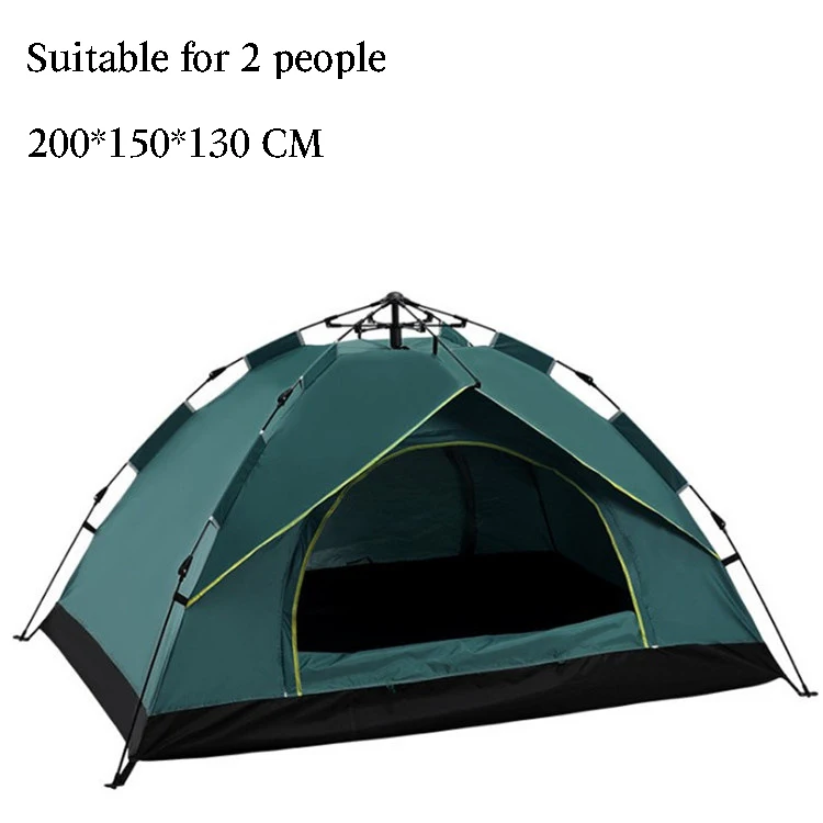 NONE Automatisches Sofortzelt, verdickt, Uv50+, wasserdicht, winddicht, Strand, Camping, Outdoor, Unterschlupf, Sonnenschutz, Regenschutz 10
