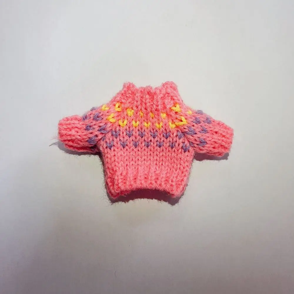 

Christmas Style Dolls Sweater White/Red/Green Cute BJD Doll Clothes 10cm Mini Doll's Clothing for 16cm/17cm Bjd Doll