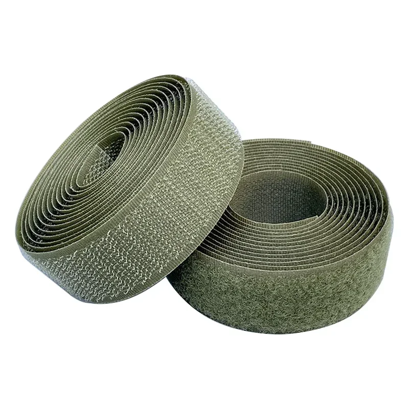 Army Green Self-adhesive Buckle for Outdoor Use